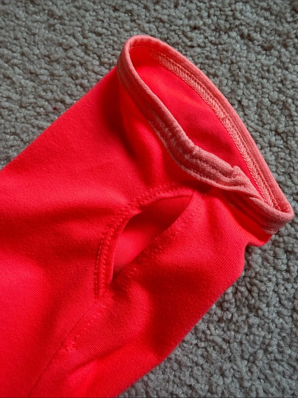 The North Face Neon Coral Flash Dry Athletic Running Hoodie Pullover